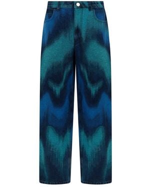 Alberta Ferretti Wide Jeans - Blue