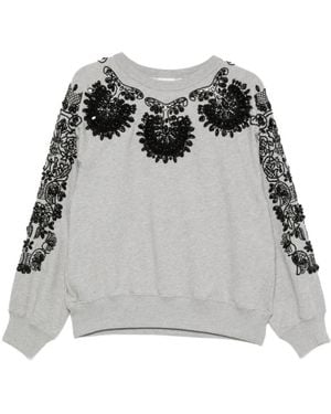 Dries Van Noten Hoodies & Sweatvesten ,Grijs ,Sweatshirts