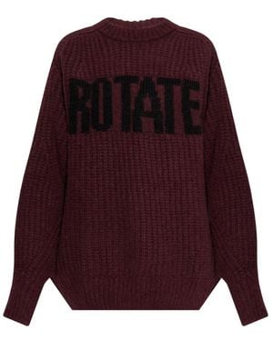 ROTATE BIRGER CHRISTENSEN Round-Neck Knitwear - Morado