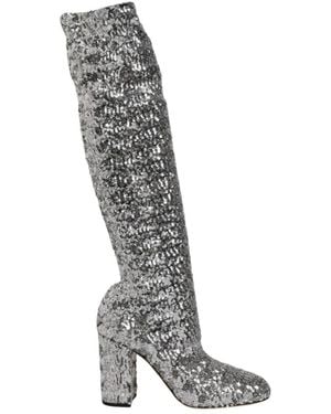 Dolce & Gabbana Over-The-Knee Boots - Black