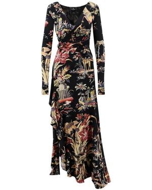 Etro Wrap Dresses - Noir