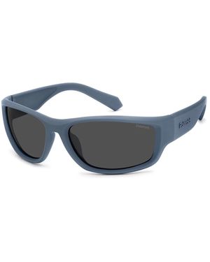 Polaroid Matte/ Polarized Sonnenbrille - Blau