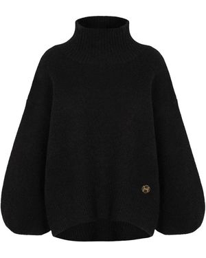Hèst Rollkragenpullover - Schwarz