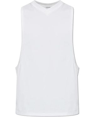 Versace Stretch Katoen-Jersey Tanktop - Wit