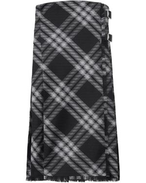 Burberry Midi Dresses - Grey