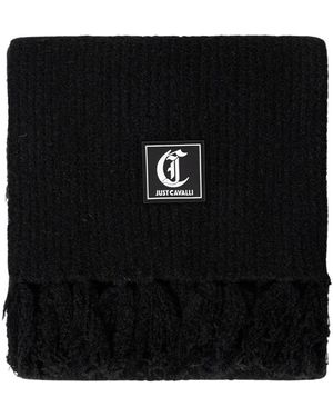 Just Cavalli Dicker Strickschal - Schwarz
