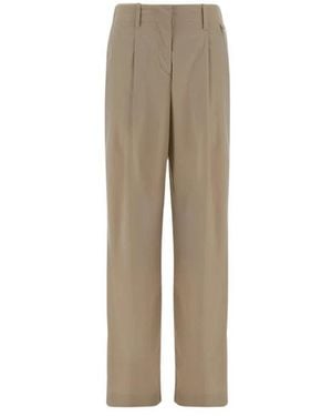 Herno Wide Hosen - Natur