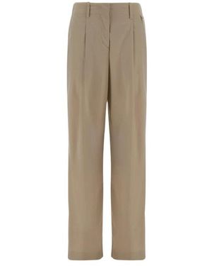 Herno Wide Trousers - Neutre