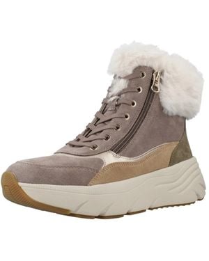 Geox D Diamanta Schnürstiefel - Braun