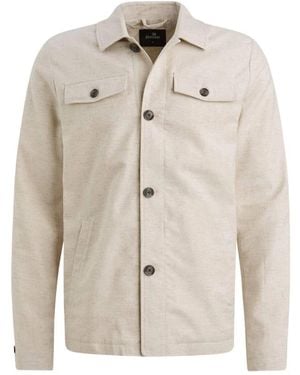 Vanguard Blazer Jacket Linnenmix Shacket - Wit
