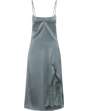 Acne Studios Satijnen Jurk - Grijs