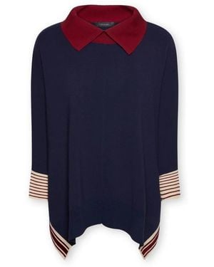 Elena Miro Round-Neck Knitwear - Azul