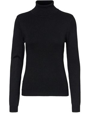 Vero Moda Zwarte Coltrui Met Ribdetails