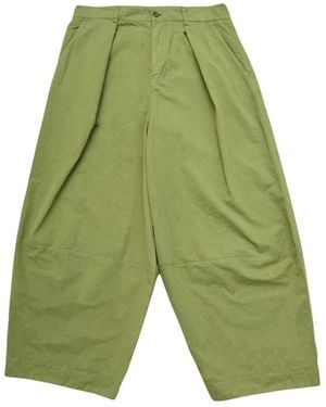 YMC Wide Trousers - Green