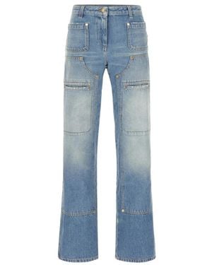 Palm Angels Straight Fit Jeans - Blue