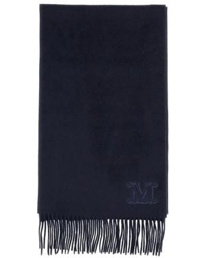 Max Mara Damesjaal Wsdalia - Blauw