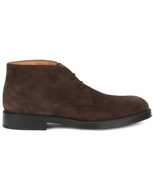 Tod's Lace-Up Boots - Marrón