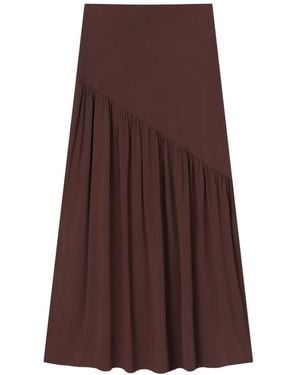 Aeron Maxi Skirts - Brown