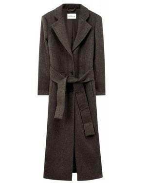 Marella Belted Coats - Negro