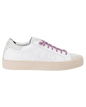 P448 Leder Sneaker - Weiß