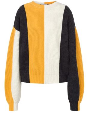 Moschino Round-Neck Knitwear - Yellow