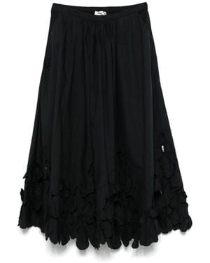 forte_forte Midi Skirts - Black