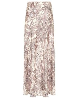 Soallure Maxi Skirts - Natural