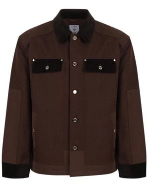 CASABLANCA Denim Jackets - Brown