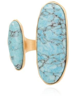 Cult Gaia Accessoires ,Blauw ,Ami Ring