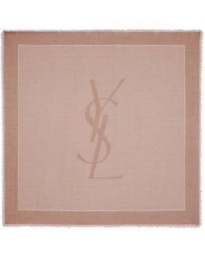 Saint Laurent Winter Scarves - Natur