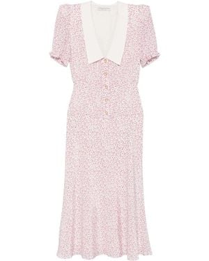 Alessandra Rich Midi Dresses - Roze