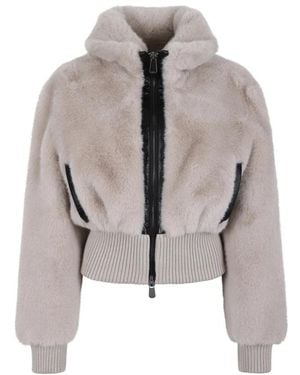 Pinko Faux Fur & Shearling Jackets - Gris