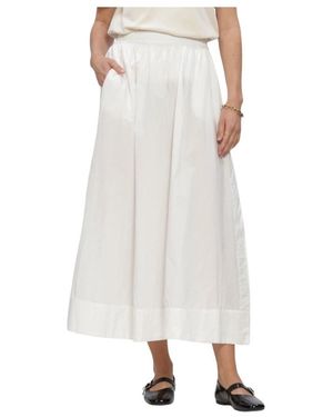 ROUGE EDIT Rokken ,Wit ,Roulinne Hw Ankle Skirt - Naturel