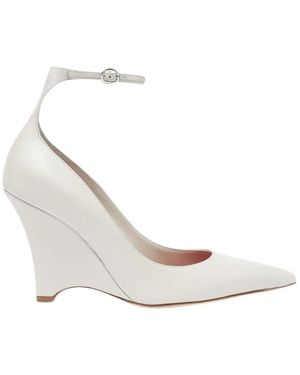 SCAROSSO Schoenen ,Wit ,Leer Marta Iii Pumps