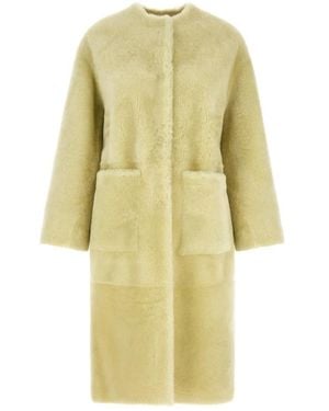 Blancha Faux Fur & Shearling Jackets - Yellow