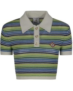 CASABLANCA Polo Shirts - Grün