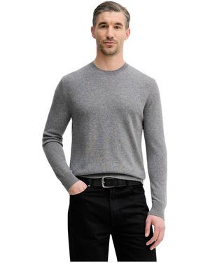 Benetton Rundhals-Pullover - Grau