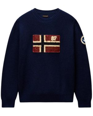 Napapijri Archive Strickpullover - Blau