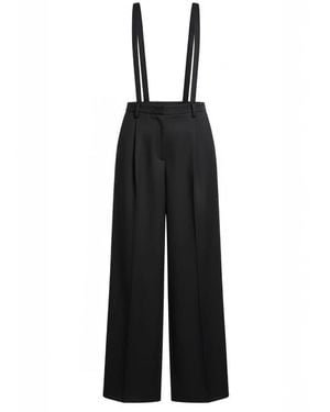 Dondup Tecla Wide-Leg Hosen - Schwarz
