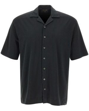 Gran Sasso Short Sleeve Shirts - Black