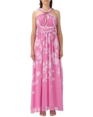 Liu Jo Elegantes Fuchsia Kleid Für Frauen - Pink