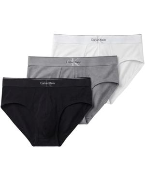 Calvin Klein Hip Brief 3Pk - Grau