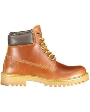 Lumberjack Lace-Up Boots - Brown
