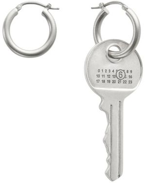 MM6 by Maison Margiela Earrings - Metallic