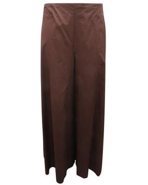 EMMA & GAIA Wide Pants - Brown
