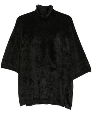 Semicouture Rollkragenpullover - Schwarz
