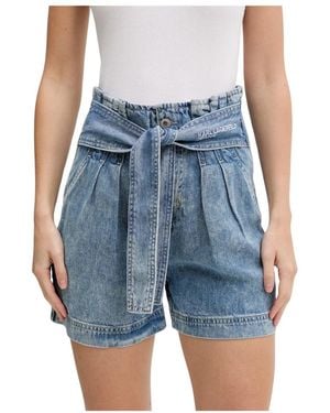 KARL LAGERFELD Denim Shorts - Bleu