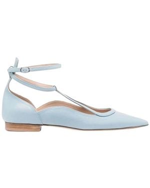 SCAROSSO Ballerina Shoes - Blue