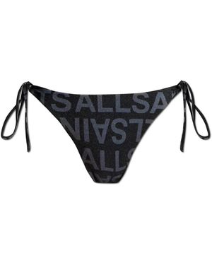 AllSaints Badmode ,Zwart ,Onderkant Van De Zwembroek Saph