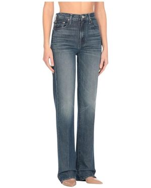 Mother Straight Jeans - Blu